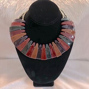 Multicolor Statement Necklace